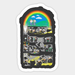 End of the Rainbow Sticker